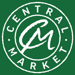 central market logo on a green background