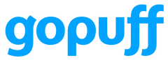 Gopuff logo in blue