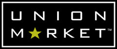 union market logo in white text on a black background with a white border
